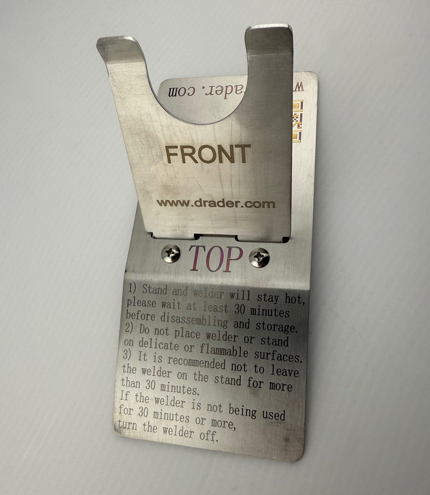 Stainless Steel Welder Stand Assembly
